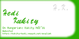 hedi kukity business card